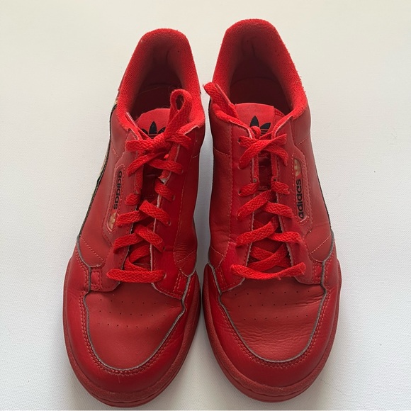 Adidas Red Retro 80’s Continental Sneakers size 7 - Picture 3 of 10